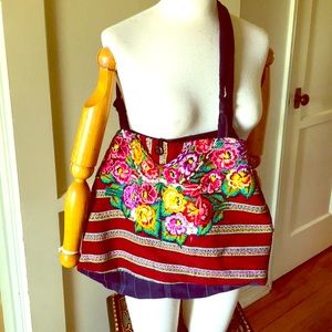 Beautiful Eastern Serenity.com embroidered satchel